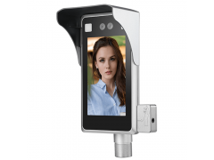 人脸识别手腕测温仪 捷易科技d723手腕测温人脸识别门禁机图1