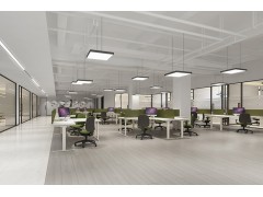 西安500平米办公室装修效果图图1