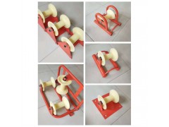 三联放线滑轮尼龙多联放线滑轮铝合金放线滑轮小型放线滑轮 图1