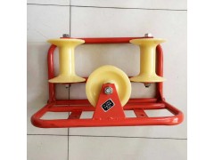 转角铝轮放线滑车平板铝轮放线滑车180x200加大放线滑轮图1