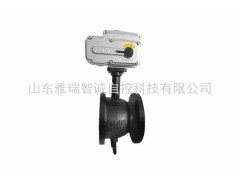 雅瑞供应 对夹式电动球阀 v型球阀雅瑞球阀图1