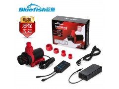 蓝鱼鱼缸水泵 静音过滤抽水循环水泵 鱼池假山水陆两用变频水泵图4