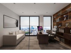 西安新中式风格办公室设计效果图图2