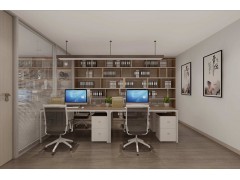 西安新中式风格办公室设计效果图图4