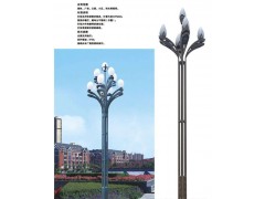 高档住宅区新款8米玉兰灯 四川高杆路灯厂家图2