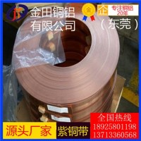 t4紫铜带-进口t5耐酸碱紫铜带，t8耐高温紫铜带