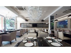 西安科技路餐厅设计装修效果图图1