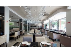 西安科技路餐厅设计装修效果图图2