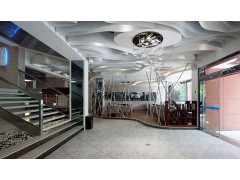 西安科技路餐厅设计装修效果图图4