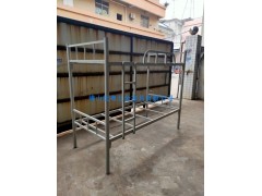 佛山工地铁架床工地宿舍上下铺铁架床员工宿舍铁架床厂家批发图2