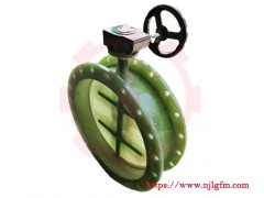 蜗轮玻璃钢蝶阀图1