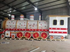 无轨小火车 网红小火车 三和游乐设备图2