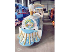 无轨小火车 网红小火车 三和游乐设备图3