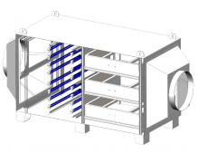 恶臭空气净化器 uv光解光氧活性炭一体机 活性炭废气处理箱图6