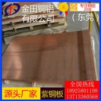 高品质t3紫铜板，t6耐磨损紫铜板/c1220超薄紫铜板
