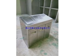 佛山不锈钢水槽洗手池医院304洗手台定制不锈钢浴室柜厂家图3