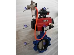 电动蝶阀,气动高温双偏心三偏心蝶阀,中线式对夹式法兰式蝶阀图1