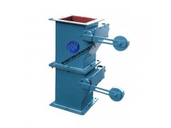 单层双门翻板阀,双层双门,双层重锤翻板阀,双层电动锁风翻板阀图4