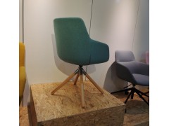 时尚休闲会客椅 商务洽谈接待椅 办公会议休息椅图3