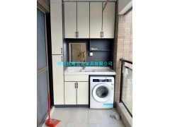 佛山全铝制阳台柜定制全铝整体橱柜全铝家具厂家订制图2