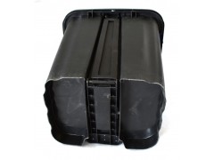 物业街道小区专用脚踏挂车带盖加厚环卫垃圾桶图5