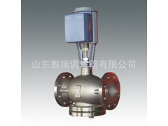不锈钢电动法兰调节阀高温蒸汽防腐蚀西门子电动执行器图1