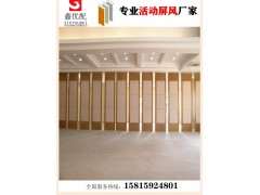 供应汕头酒店活动隔断，移动屏风，折叠门，推拉门，滑轨门厂家图2