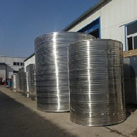 2吨热泵水箱  不锈钢圆形保温水箱