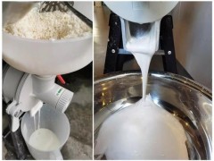 福建天下125电动商用豆花机打米磨浆机图1