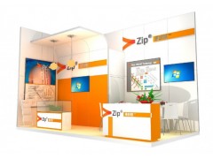 上海绿色展台设计搭建图2