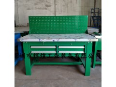 钳工不锈钢维修工作台抽屉式虎钳装配台图1