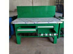 钳工不锈钢维修工作台抽屉式虎钳装配台图2