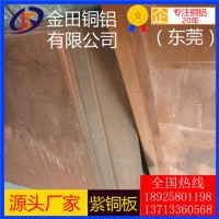 专业生产t6紫铜板，t1抗氧化紫铜板/t4超宽紫铜板