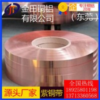 t1紫铜带/国标t6半硬紫铜带，t4耐腐蚀紫铜带