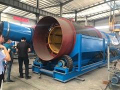 石场无轴滚筒筛洗石机绞笼式洗石机水洗式粘泥矿石圆筒洗矿机厂家图3