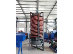 江西玻璃钢螺旋溜槽选矿用重选水洗砂金矿水冲式配套矿砂选金摇床图1