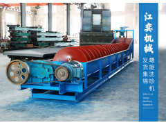 螺旋洗沙机分级机洗矿机大型全套设备30型水洗砂机50型筛沙机图1