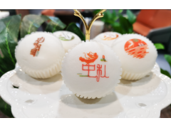 饼干糕点批量自动化在线喷墨打印设备高速食品打印机彩色图案打印图2