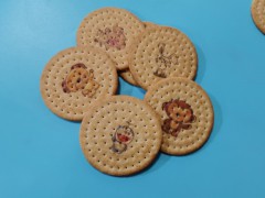 饼干糕点批量自动化在线喷墨打印设备高速食品打印机彩色图案打印图4