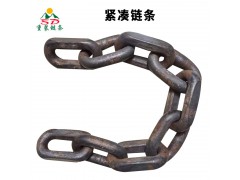 起重链条吊索具 锰钢链条索具 G80矿用刮板机紧凑链条图2