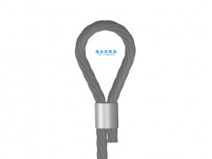 厂家直供单肢压制钢丝绳索具（2端压制软环）图3