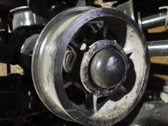 矿车轮对Q235/45#铸钢矿车轮对窑车轮板车轮轨道轮图2