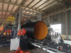 高速钢带增强螺旋波纹管生产设备图2