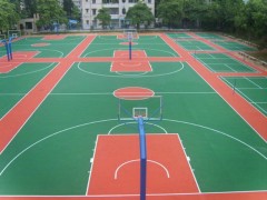 篮球场地坪漆，水性球场地坪漆，丙烯酸地面漆，运动球场地平漆图4
