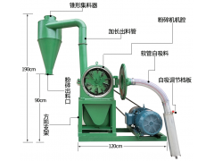齿爪式食品磨粉机 大米小麦粉碎机 全自动粉碎机图3