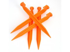 帐篷钉塑料地钉绳索固定销子三棱钉工厂直供图1