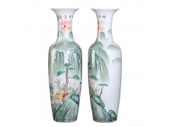 赠送母校校庆周年纪念大花瓶摆件 落地大花瓶写贺词图3