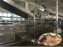 丽星机械提供粉条加工设备、粉丝成套机器试机,成品经过烘干图1