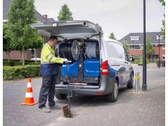 陕西物业电驱动高压清洗机管道疏通小型高压清洗机下水道清洗机图5