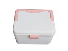 家用便携式塑料药箱分层整理收纳儿童药箱工厂直供图1